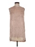 Zara Basic 100% Polyester Tan Sleeveless Top Size XS - photo 1