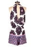 Bebop 100% Polyester Paisley Blue Romper Size M - photo 2