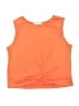 Btween Orange Sleeveless T-Shirt Size 10 - photo 1