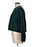 Zara Solid Green Pullover Sweater Size L - photo 5