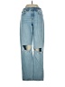 American Eagle Outfitters 100% Cotton Color Block Blue Jeans Size 0 - photo 1
