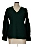 Assorted Brands 100% Polyester Green Long Sleeve Blouse Size L - photo 1