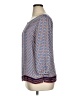 Merona 100% Polyester Blue 3/4 Sleeve Blouse Size XL - photo 5