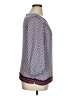 Merona 100% Polyester Blue 3/4 Sleeve Blouse Size XL - photo 4
