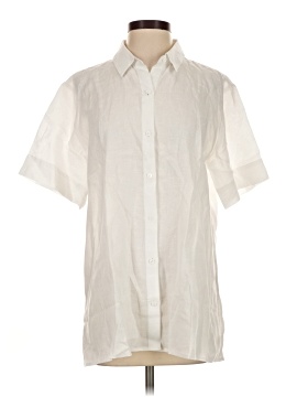 Eileen Fisher Short Sleeve Button Down Shirt