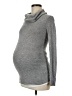 Mimi Maternity Gray Turtleneck Sweater Size Med Maternity - photo 1