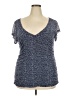 Torrid Blue Short Sleeve Top Size 3X Plus (3) - photo 1