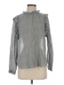 Sundays Gray Long Sleeve Blouse Size S - photo 1