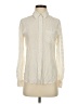 Equipment 100% Silk Ivory Long Sleeve Silk Top Size XS - photo 1