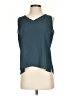 Ann Taylor LOFT Outlet 100% Polyester Teal Sleeveless Blouse Size S (petite) - photo 1