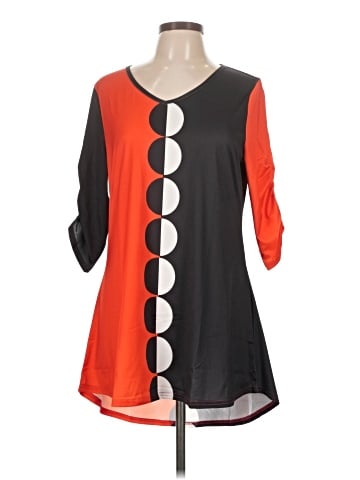 Lily by Firmiana 3/4 Sleeve Blouse (view 1)