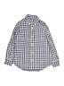 Crewcuts Checkered-gingham Purple Long Sleeve Button-Down Shirt Size 6 - 7 - photo 1