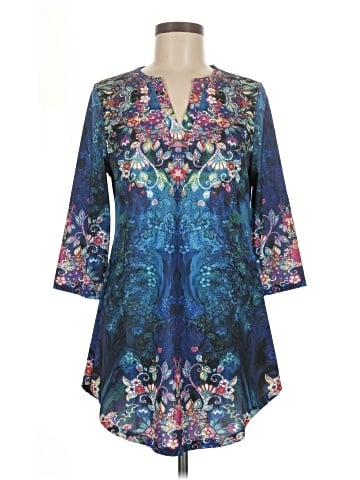 Lily by Firmiana 3/4 Sleeve Blouse (view 1)