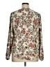 Torrid Floral Ivory Long Sleeve Blouse Size 1X Plus (1) - photo 2