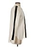 Calvin Klein 100% Polyester Color Block Ivory Long Sleeve Blouse Size S - photo 4