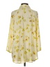 CAbi 100% Polyester Floral Yellow 3/4 Sleeve Blouse Size S - photo 2