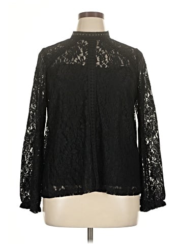 Cable & Gauge Long Sleeve Blouse (view 1)
