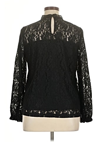Cable & Gauge Long Sleeve Blouse (view 2)