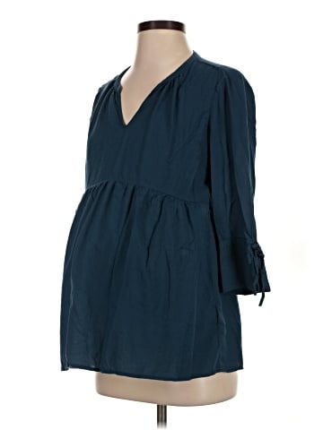 Motherhood 3/4 Sleeve Blouse (view 1)
