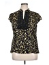 Classiques Entier 100% Silk Black Short Sleeve Silk Top Size XL - photo 1