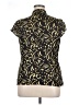 Classiques Entier 100% Silk Black Short Sleeve Silk Top Size XL - photo 2
