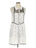 BCBGeneration Graphic White Casual Dress Size M (estimated) - photo 1