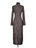 Unbranded 100% Polyester Gray Casual Dress Size S - photo 2