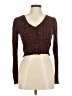 Topshop Brown Long Sleeve Top Size 6 - photo 1