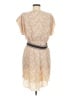 BCBGeneration Chevron-herringbone Tan Cocktail Dress Size M - photo 2