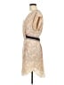 BCBGeneration Chevron-herringbone Tan Cocktail Dress Size M - photo 5