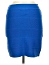 BCBGMAXAZRIA Solid Blue Formal Skirt Size M - photo 2