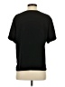 Open Edit 100% Polyester Solid Black Short Sleeve Top Size S - photo 2