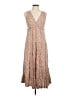 Max Studio 100% Rayon Tan Casual Dress Size M - photo 1