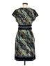BCBGMAXAZRIA Print Blue Cocktail Dress Size M - photo 2