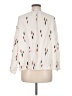 Per Una 100% Cotton Ivory Long Sleeve Blouse Size 6 - photo 2