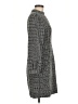 Unbranded 100% Polyester Tweed Gray Casual Dress Size M - photo 4