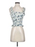 Petersyn 100% Cotton Blue Sleeveless Top Size XS - photo 1