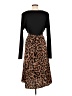 Cupshe Animal Print Brown Casual Dress Size L - photo 2