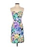 Moda International Tropical Blue Cocktail Dress Size 4 - photo 1
