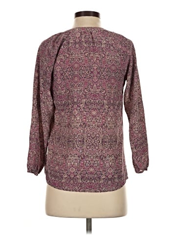 Max Studio 3/4 Sleeve Silk Top (view 2)