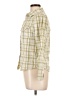 Active Basic Plaid Green Long Sleeve Button-Down Shirt Size L - photo 5