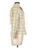 Active Basic Plaid Green Long Sleeve Button-Down Shirt Size L - photo 4