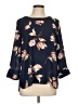 Daniel Rainn 100% Polyester Blue 3/4 Sleeve Blouse Size L - photo 1