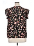 Unbranded Black Short Sleeve Blouse Size 1X - photo 2