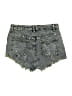 Shein Graphic Green Denim Shorts Size 29 waist - photo 2