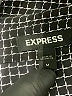 Express 100% Polyester Houndstooth Black 3/4 Sleeve Blouse Size M - photo 7