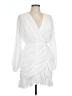 showpo 100% Polyester White Cocktail Dress Size 10 - photo 1