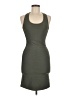 Bebe Solid Gray Cocktail Dress Size M - photo 1