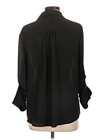 Maurices 3/4 Sleeve Button-Down Shirt (view 2)