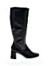Assorted Brands 100% Leather Black Boots Size EU 37 - photo 1
